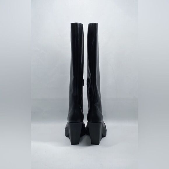 Gia Borghini  Texan Leather Platform Knee-High Boots size 41 - Picture 4 of 13